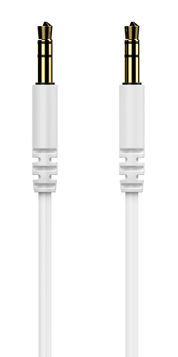 AU-01 CELEBRAT καλώδιο ήχου 3.5mm AU-01, AUX, 1m, λευκό - 6925146990081 - Image 1