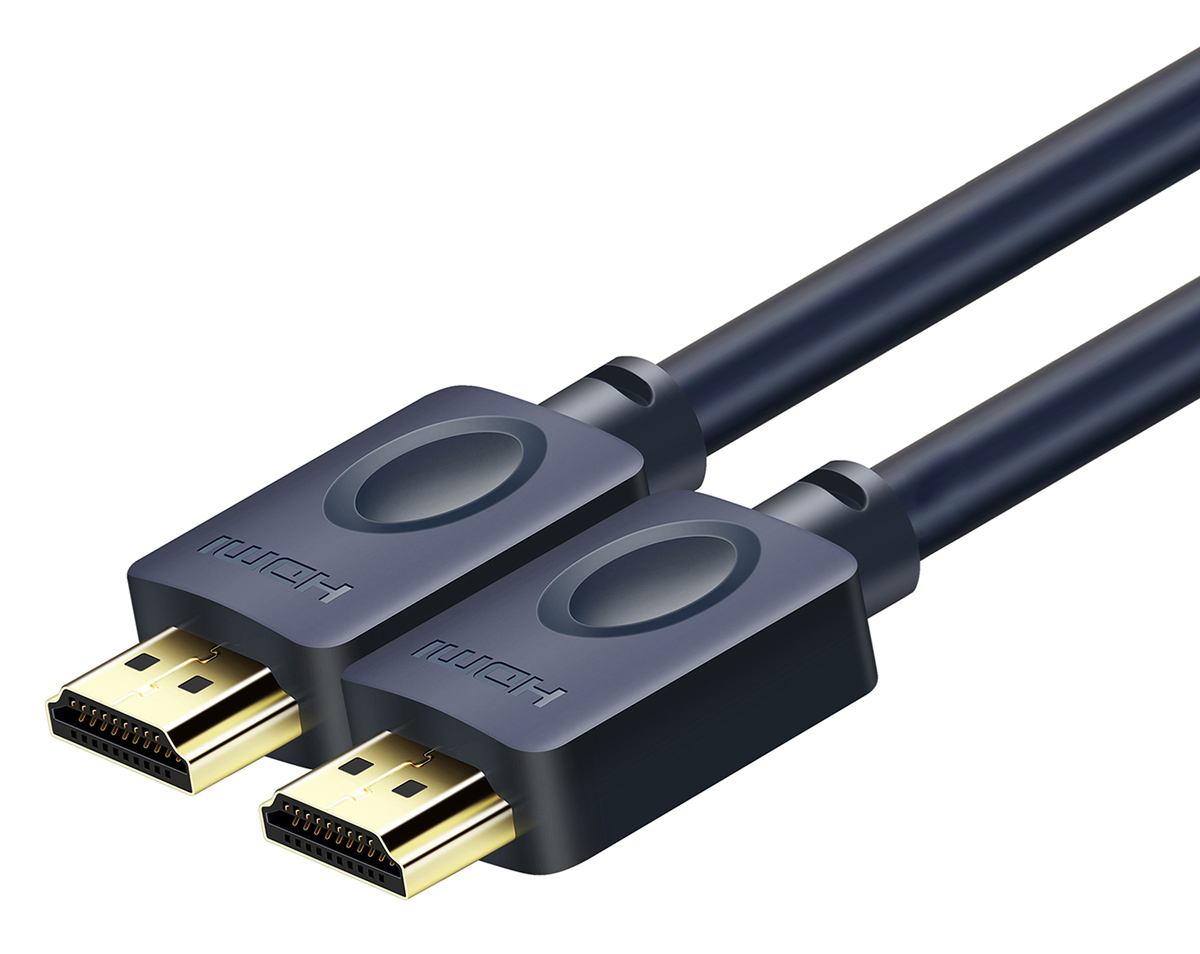 AV540-HE2G-DB2 CABLETIME καλώδιο HDMI AV540-HE2G με Ethernet, 4K/60Hz, 18 Gbps, 2m, μπλε - 5210131092866 - Image 1