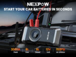 NEXPOW εκκινητής μπαταρίας & συμπιεστής αέρος NP2, 12V/3000A, 150PSI, 12000mAh - 5210131101988 - Image 2