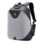 ARCTIC HUNTER τσάντα πλάτης B00208 με θήκη laptop 15.6", λουκέτο TSA, 24L, γκρι - 5210131000144