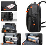 ARCTIC HUNTER τσάντα πλάτης B00388 με θήκη laptop 15.6", USB, 27L, μαύρη - 6970672350182 - Image 2