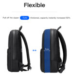 ARCTIC HUNTER τσάντα πλάτης B00410 με θήκη laptop 15.6", πτυσσόμενη, 21L, μαύρη - 6970672350472 - Image 2