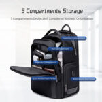 ARCTIC HUNTER τσάντα πλάτης B00544 με θήκη laptop 17", 40L, USB, μαύρη - 6970672354005 - Image 2