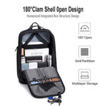 ARCTIC HUNTER τσάντα πλάτης B00554 με θήκη laptop 15.6", 20L, USB, μαύρη - 6970672354043 - Image 2