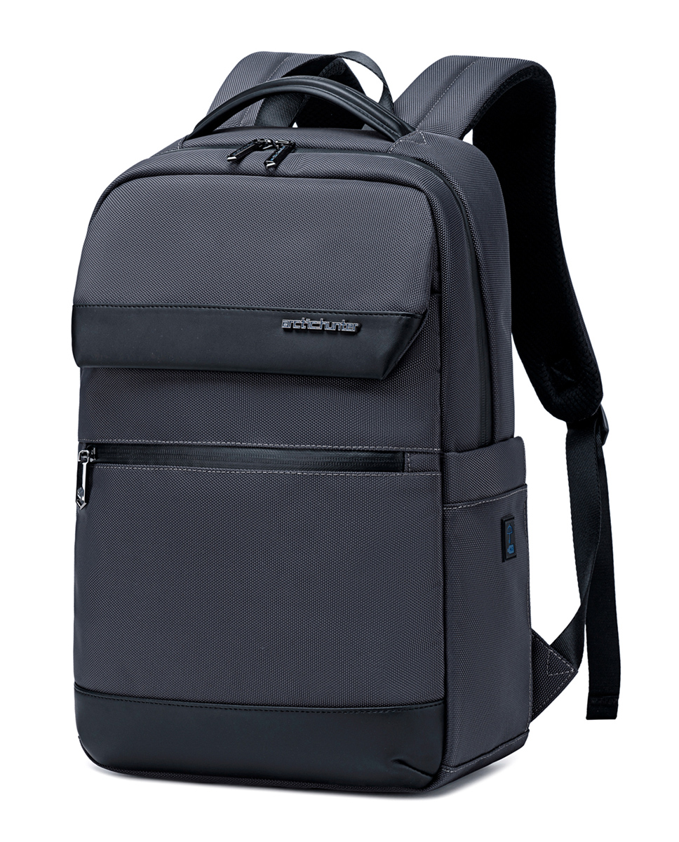B00671-GY ARCTIC HUNTER τσάντα πλάτης B00671 με θήκη laptop 15.6", 16L, γκρι - 6970672357785 - Image 1