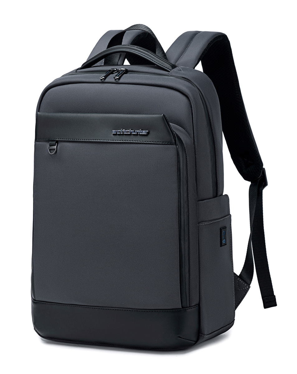B00672-GY ARCTIC HUNTER τσάντα πλάτης B00672 με θήκη laptop 15.6", 15L, γκρι - 6970672357938 - Image 1