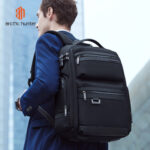 ARCTIC HUNTER τσάντα πλάτης B00682 με θήκη laptop 15.6", USB, λουκέτο TSA, 23.5L, μαύρη - 6970672357679 - Image 2