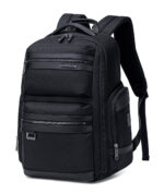 ARCTIC HUNTER τσάντα πλάτης B00682 με θήκη laptop 15.6", USB, λουκέτο TSA, 23.5L, μαύρη - 6970672357679