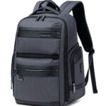 ARCTIC HUNTER τσάντα πλάτης B00682 με θήκη laptop 15.6", USB, λουκέτο TSA, 23.5L, γκρι - 6970672357662