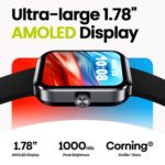 ZEBLAZE smartwatch Beyond 3 Plus, heart rate, 1.78" AMOLED, GPS, 3 ATM, μαύρο - 6946639813199 - Image 2