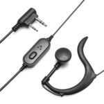 BAOFENG ακουστικό για πομποδέκτη BFG-EARPHONE, 2 pin, push to talk, 1.1m, μαύρο - 5210131130537