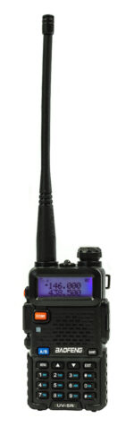 BAOFENG ασύρματος πομποδέκτης UV-5R, VHF/UHF, 5W, μαύρος - 5210131130506