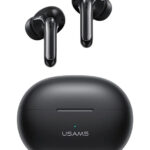 USAMS earphones με θήκη φόρτισης US-XD19, TWS, ENC, Φ13mm, μαύρα - 6958444904719
