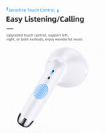 USAMS earphones IA04 με θήκη φόρτισης, True Wireless, Φ13mm, μαύρα - 6958444971087 - Image 2