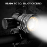 Εμπρόσθιο φως ποδηλάτου BIKE-0028, 1500LM, 300m, IPX-6, μαύρο - 5210131036358 - Image 2