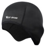 WEST BIKING ποδηλατικός σκούφος BIKE-0037, μαύρος - 5210131043639