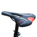 C-TECH σέλα ποδηλάτου BIKE-0042, ανατομική, Φ22.4mm 28 x 13cm, μαύρη - 5210131059739 - Image 2