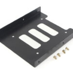 POWERTECH tray 3.5" για 2.5" HDD/SSD BRAT-001, μεταλλικό, μαύρο - 5210131006986
