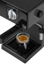 BRIEL μηχανή espresso A1, 1000W, 20 bar, μαύρη - 5603058000029 - Image 2