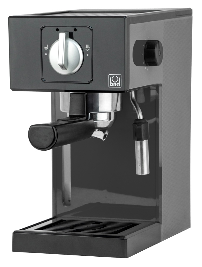 BRL-A1-BK BRIEL μηχανή espresso A1, 1000W, 20 bar, μαύρη - 5603058000029 - Image 1