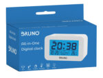 BRUNO ξυπνητήρι BRN-0129 με μέτρηση θερμοκρασίας, °C & °F, λευκό - 5210131067154 - Image 2