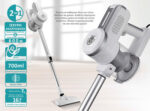BRUNO ηλεκτρική σκούπα 2 σε 1 BRN-0133, 600W, λευκή-ασημί - 5210131074770 - Image 2