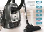 BRUNO ηλεκτρική σκούπα BRN-0136, 800W, 3.5lt, γκρι - 5210131071151 - Image 2