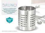BRUNO ανοξείδωτη κουταλοθήκη BRN-0179, 12x13εκ. - 5210131080542 - Image 2