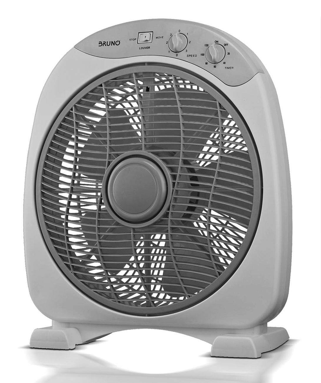 BRN-0184 BRUNO ανεμιστήρας Box Fan BRN-0184, επιτραπέζιος/δαπέδου, 38W 32cm, γκρι - 5210131085462 - Image 1