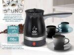 BRUNO ηλεκτρικό μπρίκι BRN-0187, 1000W, 250ml, μαύρο - 5210131088265 - Image 2