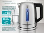 BRUNO βραστήρας νερού BRN-0213, ανοξείδωτος, 1.7L, 2200W, inox - 5210131106457 - Image 2