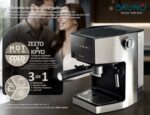 BRUNO αυτόματη μηχανή espresso & cappuccino Barista BRN-0224, 3 σε 1, Hot & Cold, 950W, 19 bar, ψηφιακή - 5210131129623 - Image 2