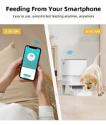 BRUNO smart ταΐστρα κατοικίδιων BRN-0232, 4L, WiFi, λευκή - 5210131127780 - Image 2