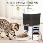 BRUNO smart ταΐστρα κατοικίδιων BRN-0237, κάμερα 2MP με night vision, 6L, WiFi, λευκή - 5210131128527 - Image 2