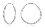 BAMOER σκουλαρίκια κρίκοι BSE1178-L, ασήμι 925, 2.6cm, ασημί - 5210131139578