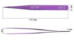 BEST Τσιμπίδα BST-10C, Stainless Steel, ESD, Ίσια - 5210131020142 - Image 2