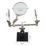BEST Μεγεθυντικός Φακός BST-168Z, 5x zoom, με clips συγκράτησης - 6938144117022 - Image 2
