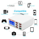 USB φορτιστής 6 θέσεων με LCD monitor BST-U3, 5V 8A, 40W - 5210131020258 - Image 2