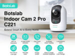 BOTSLAB smart κάμερα C221, 5MP/3K, WiFi, 360° PTZ, SD - 6974772421483 - Image 2