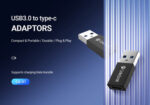 CELEBRAT αντάπτορας USB 3.0 σε USB-C CA-01, 3A, 5Gbps, μαύρος - 6925146911161 - Image 2