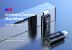 CELEBRAT αντάπτορας Lightning σε USB-C CA-03, 2A, 480Mbps, μαύρος - 6925146911185 - Image 2
