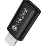 CELEBRAT αντάπτορας Lightning σε USB-C CA-03, 2A, 480Mbps, μαύρος - 6925146911185