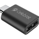 CELEBRAT αντάπτορας USB-C σε USB 3.0 CA-04, 5Gbps, μαύρος - 6925146911192
