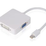 POWERTECH αντάπτορας mini DisplayPort σε HDMI/DVI/VGA CAB-DP016, λευκός - 5210131014950