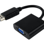 POWERTECH αντάπτορας DisplayPort σε VGA CAB-DP022, 0.20m, μαύρος - 5210131015926