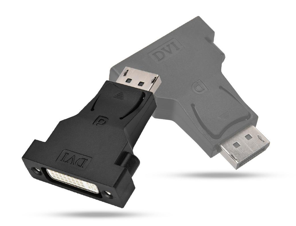 CAB-DP034 POWERTECH Αντάπτορας DisplayPort (M) σε DVI 24+5 (F) CAB-DP034, μαύρο - 5210131006887 - Image 1