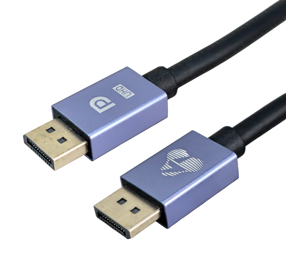 CAB-DP075 POWERTECH καλώδιο DisplayPort CAB-DP075, 8K/60Hz, 48 Gbps, 5m, μαύρο - 5210131126219 - Image 1