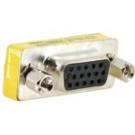 POWERTECH Adapter VGA 15pin θηλυκό σε VGA 15pin θηλυκό CAB-G005 - 5210131014769