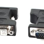 POWERTECH αντάπτορας VGA σε DVI 24+5 CAB-G016, συμβατό με 24+1, μαύρος - 5200709201631
