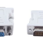 POWERTECH αντάπτορας VGA σε DVI-I 24+5 CAB-G019, λευκός - 5210131021880